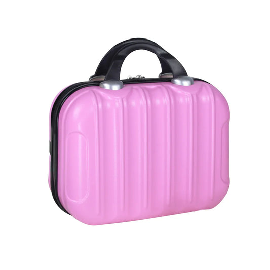 14 inch Travel Organizer Waterproof Makeup Case Jewelry Practical Vanity Luggage Suitcase Vertical Striped Hard Cosmetic Bag #2